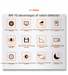 Aikesi Pierre RM-70 Ciment minéral Détecteur <span class=keywords><strong>de</strong></span> <span class=keywords><strong>gaz</strong></span> <span class=keywords><strong>radon</strong></span> Instrument <span class=keywords><strong>de</strong></span> <span class=keywords><strong>mesure</strong></span> <span class=keywords><strong>du</strong></span> <span class=keywords><strong>radon</strong></span> environnemental - Product Image 4