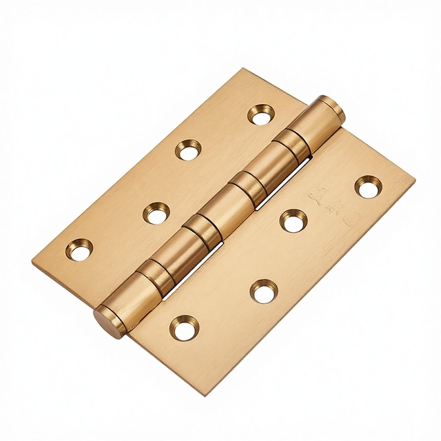 ISURE MARINE Stainless Steel Swing Door Hinge Shining Gold Building Accessories for Household Hotel Office RV Boat