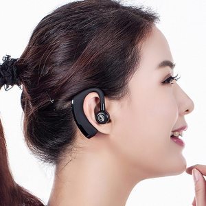 หูฟังบลูทูธไร้สาย V9 แบบข้างเดียว หูฟังแฮนด์ฟรี สำหรับธุรกิจ ขับรถ โทรออก เล่นกีฬา แบบเกี่ยวหู - Product Image 5