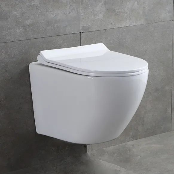 Rimless bathroom wall hang ceramic toilet wc wall mounted toilette suspendue wall hung toilet