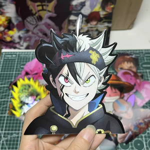 Nouveaux Designs d'Anime Black Clover Autocollants 3D en Mouvement <span class=keywords><strong>Manga</strong></span> Garçon Autocollants Changeants pour Voiture Autocollants pour Ordinateur Portable Décoration Murale - Product Image 3