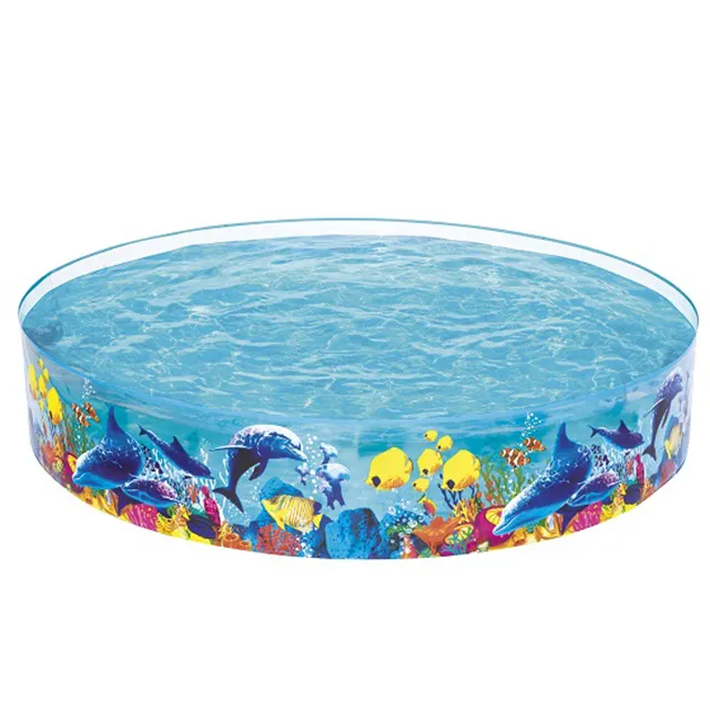 BESTWAY 55031Sea Creature Hard Material Transparent Water Pool,Children Inflatable Swimming Pool