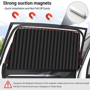 MESOROCK, parasol <span class=keywords><strong>para</strong></span> coche, parasol enrollable <span class=keywords><strong>para</strong></span> <span class=keywords><strong>ventanas</strong></span> laterales, parasol, cortina magnética <span class=keywords><strong>para</strong></span> protección <span class=keywords><strong>de</strong></span> la privacidad - Product Image 4
