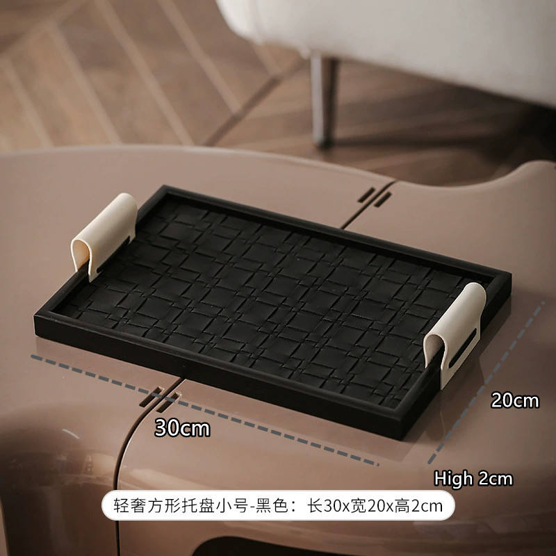 สี่เหลี่ยมผืนผ้าสีดำ30*30*2ซม.