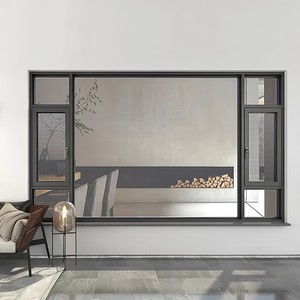 <span class=keywords><strong>Fenêtre</strong></span> inclinable et tournante de villa personnalisée à double glaçure à rupture thermique Fenêtres à <span class=keywords><strong>battant</strong></span> en aluminium écoénergétiques - Product Image 5