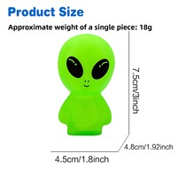 Nouvelle figurine créative en vinyle, simulation de petit extraterrestre ET, jouet de dessin animé fluorescent, décoration pour jeunes enfants