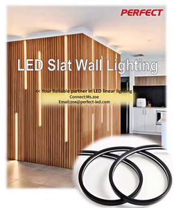 Applique murale LED encastrée noire en silicone, dimmable, garantie 5 ans, crée un effet de lumière flottante pour une éclairage de contour discrète - Product Image 4