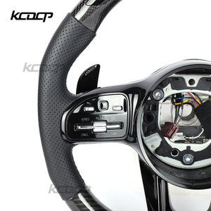 Ajuste para <span class=keywords><strong>Mercedes</strong></span> Benz S300 S320 S500 G500 G55 G350 W222 W213 W221 W205 W204 W212 volante de fibra de carbono LED - Product Image 6