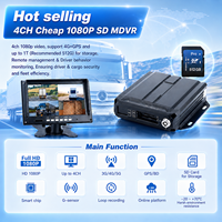 4CH SD Mobil DVR 4G GPS H.265 Güvenilir Araç Video Kaydedici Filo Yönetimi MDVR Kamyon Otobüs Taksi Çevrimiçi İzleme Sistemi OEM
