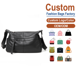 Full-Grain Leather Crossbody Shoulder Bag, High-End Large-Capacity Cowhide <b>Tote</b> with Adjustable Strap - Product Image 1