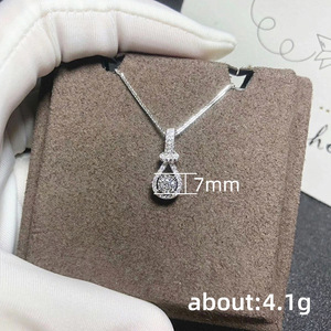 Collar con Colgante de Pipa y Lute para Mujer, con Piedras Brillantes, Joyería de Moda, Regalo - Product Image 5