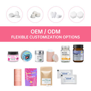 Fabricación Pasta de dientes Tabs Fresa <span class=keywords><strong>sin</strong></span> flúor Caries dental Pasta de dientes sólida 120 Tabs - Product Image 3