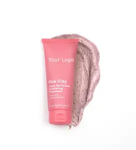 Лидер продаж на заказ, австралийская Фирменная натуральная Органическая сглаживающая увлажняющая маска для лица из розовой глины