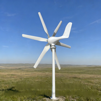 Générateur éolien horizontal à aimant permanent 1000W 2000W 3000W 12V 24V pour l'électricité résidentielle
