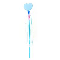 Bâton lumineux en plastique avec ruban et fleur - Pour les 14 ans et plus