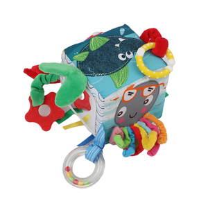 Jouets de bébé, <span class=keywords><strong>Cube</strong></span> pour enfants, apprentissage précoce de l'océan, animaux doux, active, stimule les sens - Product Image 5