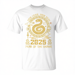 Camiseta del año nuevo lunar del zodiaco del Año de la Serpiente 2025 - Product Image 2