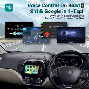 Interface multimédia sans fil Apple MMI Carplay pour Renault <span class=keywords><strong>KADJAR</strong></span> 2014 - 2019, navigation avec caméra de recul, boîte Android <span class=keywords><strong>Auto</strong></span> - Product Image 5