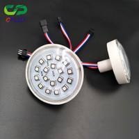 China 60mm Runde 18LEDs Pixel RGB Programmier bares Licht für Karneval Riesenrad Lichter Vergnügung spark Fahrten
