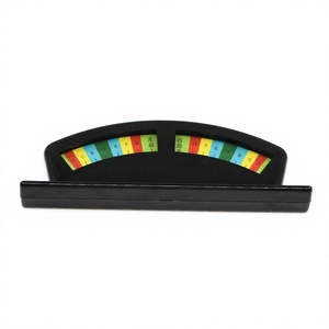 Jauge de niveau pour vêtements en acrylique noire réutilisable, outil d'alignement des épaules pour la mesure de vêtements - Product Image 1