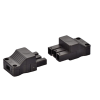 BELEKS Bornier de connexion rapide en L à 3 voies pour câblage rapide, 250V, connecteur mâle-femelle, câblage facile et pratique pour la maison