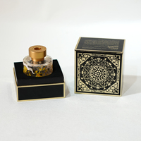 Flacon de parfum de luxe personnalisé 30ML 100ML 50ML, atomiseur en verre, conteneur vide, boîte avec couvercle magnétique, emballage cadeau