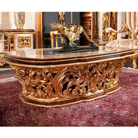 Luxe Antique Turc Moyen-Orient Sculpté À La Main Canapé Ensemble Baroque Royal Moderne Salon Meubles