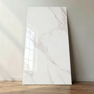 Carrelage de sol professionnel brillant blanc grand format en porcelaine 120x60 600x1200 <span class=keywords><strong>pas</strong></span> <span class=keywords><strong>cher</strong></span> pour maisons, importé de Chine - Product Image 1