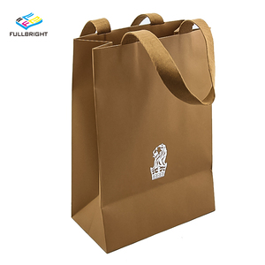 Sac d'emballage à emporter pour café personnalisé sac de transport pour le déjeuner avec impression de logo sac en papier kraft biodégradable pour les aliments à emporter à la maison - Product Image 1