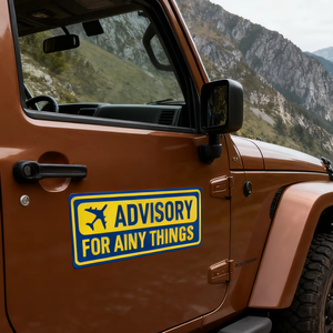 Logotipo personalizado al por mayor imanes de nevera pegatina imán personalizado coche calcomanías empresa imán en blanco coche señal magnética personalizada - Product Image 1