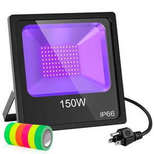 Luz LED UV Negra de 150W para Pared, Barra de Luces LED Negras para Fiestas, Discotecas, Clubes Nocturnos, Bares, Luz Negra UV - Product Image 1