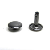 Remaches de latón macizo de doble capa Kongsun KS de 5-12 mm de varios tamaños para artesanía en cuero, bolsos, collares de mascotas, decoración - OEM personalizado disponible