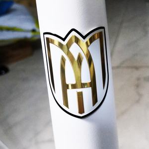 Pegatinas Metálicas Autoadhesivas Personalizadas con Logotipo, Nuevo Diseño Deportivo, Insignias para Bicicletas, Pegatinas para Carrocería, Adhesivo Importado, Grosor de 0.05MM - Product Image 2