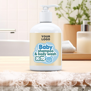 Oem/ODM ba-trong-một nhẹ nhàng không gây kích ứng tắm hữu cơ gel dầu gội cho trẻ em và trẻ sơ sinh nuôi dưỡng công thức chất lỏng - Product Image 2