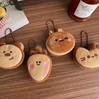 Gantungan Kunci Hewan Kecil Simulasi Boneka Lucu Bentuk Hati untuk Anak Perempuan, Gantungan Kunci Tas Tikus untuk Pelajar
