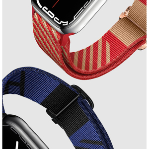 Correa de reloj de nailon tejido para saltar deportivo 49mm 44mm 45mm para Smart <span class=keywords><strong>IWatch</strong></span> Series <span class=keywords><strong>3</strong></span> 4 5 6 7 8 SE Ultra banda de repuesto - Product Image 3