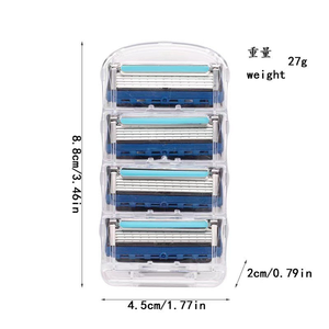 ตลับมีดโกนเหล็กนำเข้าแบบใหม่ ยี่ห้อ ASR ใบมีดโกน 5 ชั้น 5 ใบ - Product Image 3