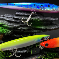 Ikan kecil Jepang umpan pancing tenggelam air asin Casting 105mm 30g ikan kecil umpan pancing tembakan Monster umpan pancing laut umpan Minnow