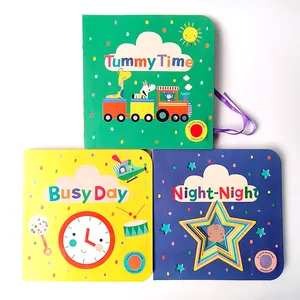 Libri per bambini stampa personalizzata illuminazione per bambini baby touch libri educativi per l'asilo