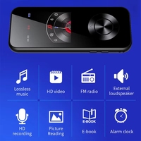 Reproductor de Música Mp4 de 2.0 Pulgadas con Descarga de Canciones, Pantalla Táctil LCD, Sonido HiFi sin Pérdidas, Grabadora con Radio FM, Batería de Larga Duración, Bluetooth 5.0