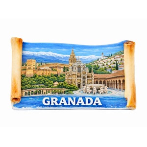 Imán de Refrigerador Personalizado con la <span class=keywords><strong>Idea</strong></span> de tu Elección, Ciudades de España, <span class=keywords><strong>Granada</strong></span>, Imán de Resina 3D, Artesanía de Poliresina - Product Image 2