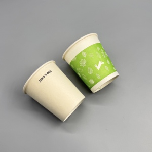 Vaso de Papel Desechable para Café para Llevar, 7-16 oz, Material Kraft, Acepta Impresión Personalizada OEM para Tiendas de Bebidas - Product Image 1