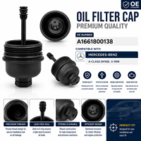 Tapa de Filtro de Aceite de Motor de Grado Industrial para Mercedes-Benz 1999 OE A1661800138, Piezas de Repuesto de Alto Rendimiento, Producto Duradero