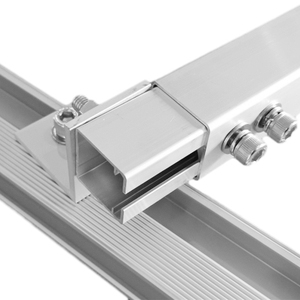 Soporte de Montaje Ajustable de Aluminio Moderno de Alta Calidad para Paneles Solares, Patas Traseras/Delanteras para Techo Plano - Carga de Viento de 60 m/s, 3 KN/m - Product Image 2