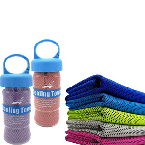 Nhà Máy Bán buôn sợi nhỏ in logo làm mát ngay lập tức nén khăn cam sợi nhỏ làm mát khăn - Product Image 2