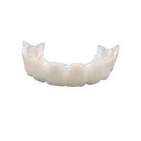 Prothèse Dentaire en Silicone Recouvrement Plastique pour Blanchir les Dents Fausses du Haut et du Bas, Coque de Dents à Cliquet Véners Dentaires