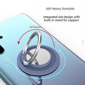 Supporto per Telefono Cellulare con Anello, Rotazione a 360 Gradi, Pad Adesivo Magnetico Portatile per Letto e Scrivania, Universale - Product Image 3