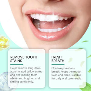 Ingrédients naturels sans fluorure Idéal pour les modes de vie occupés Voyage Convient aux dents sensibles Dentifrice - Product Image 4