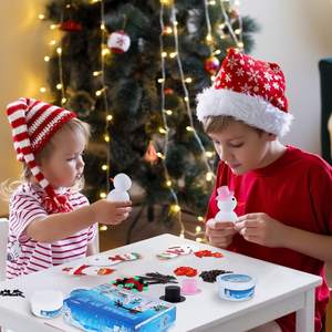 Bricolage bricolage noël séchage à l'air pâte à modeler construction <span class=keywords><strong>bonhomme</strong></span> <span class=keywords><strong>de</strong></span> <span class=keywords><strong>neige</strong></span> décoration Kit pour fête <span class=keywords><strong>de</strong></span> vacances - Product Image 6