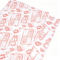 Papier de soie transparent personnalisé au prix d'usine, papier d'emballage pour vêtements et cadeaux, logo personnalisé disponible, emballage de vêtements en papier de soie